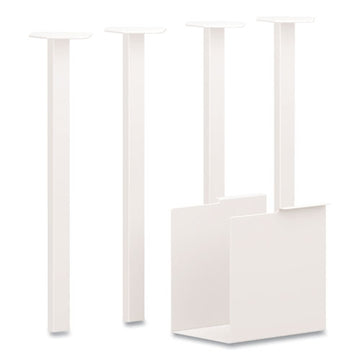 HON® Coze Table Legs, 5.75 X 28, Designer White, 4-pack freeshipping - TVN Wholesale